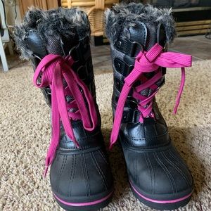 Girls winter snow boots